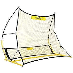 PodiuMax 2019 Upgraded Portable Soccer Trainer, 2 in 1 Soccer Rebounder Net to Improve Soccer Passing and Solo Skills, 6ft x 4.7ft